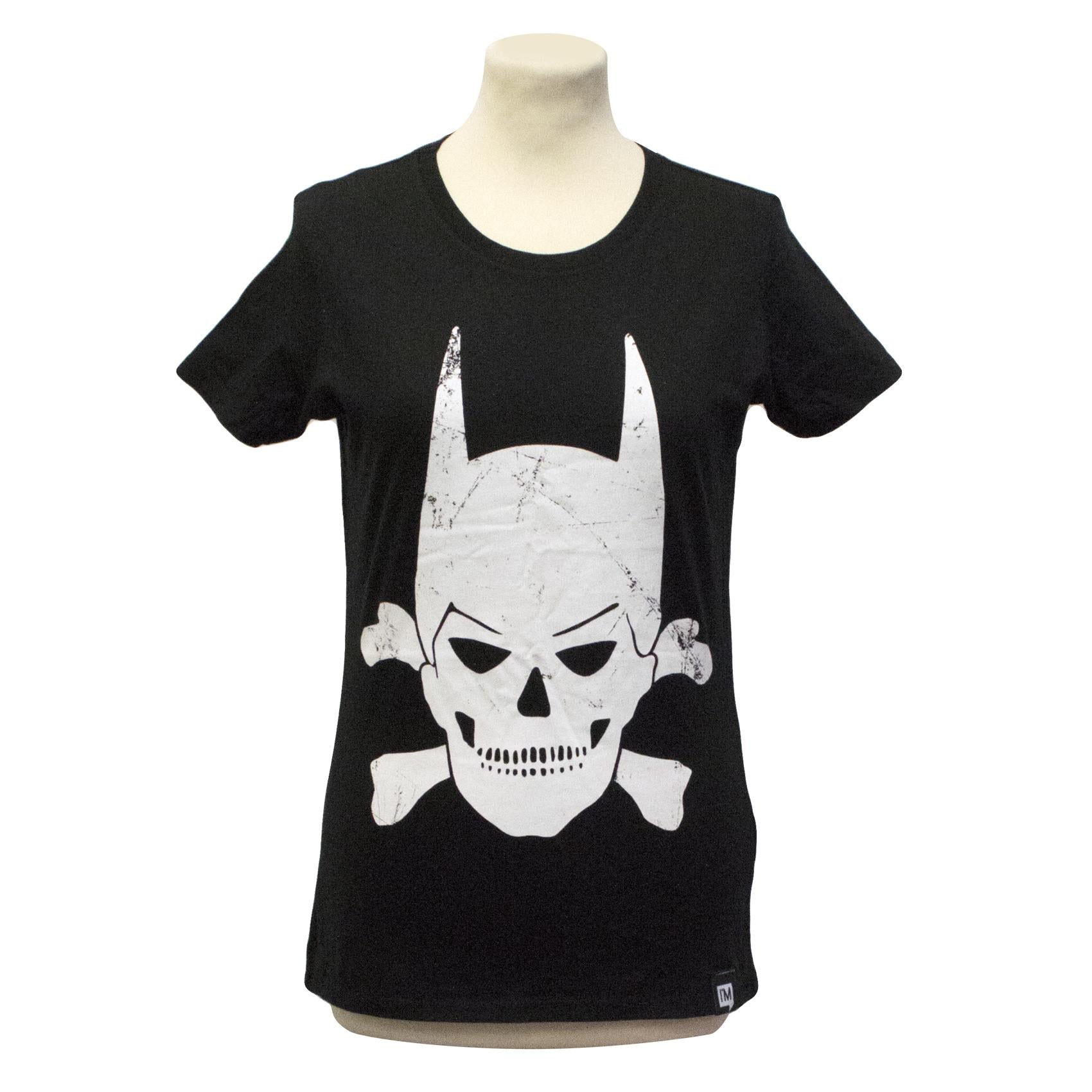 Black Bat Skull T Shirt