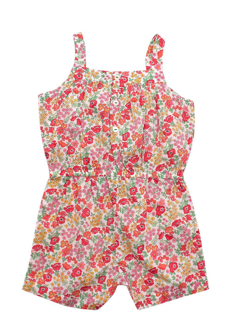 Jacadi Paris Kids Cotton Floral Playsuit