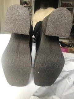 Stella McCartney Black Stivale Square-toe Platform Hiker Boots