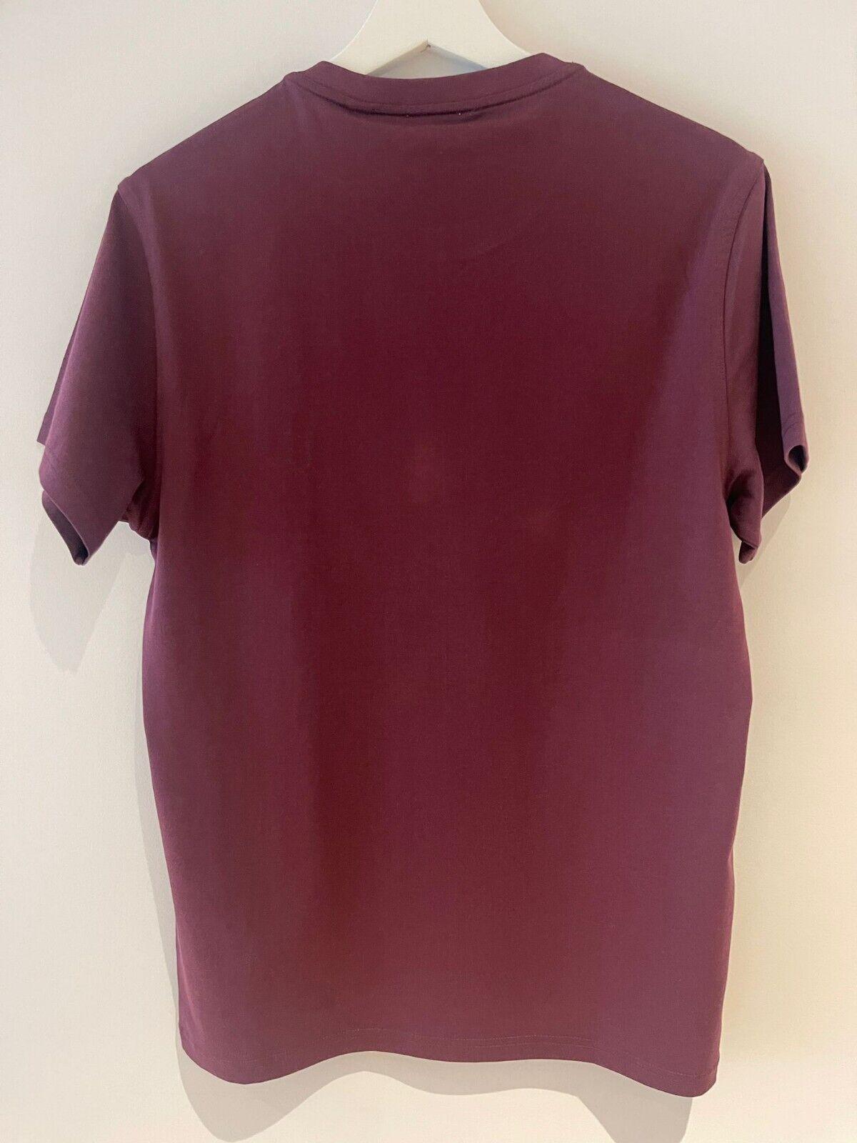 Burberry Burgundy TB Logo T-Shirt