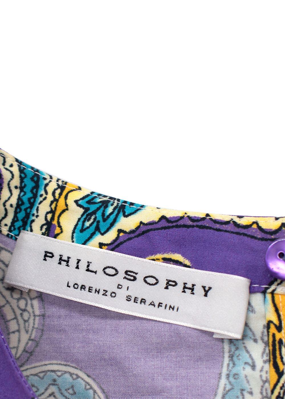 Philosophy Di Lorenzo Serafini Purple Two Piece Set
