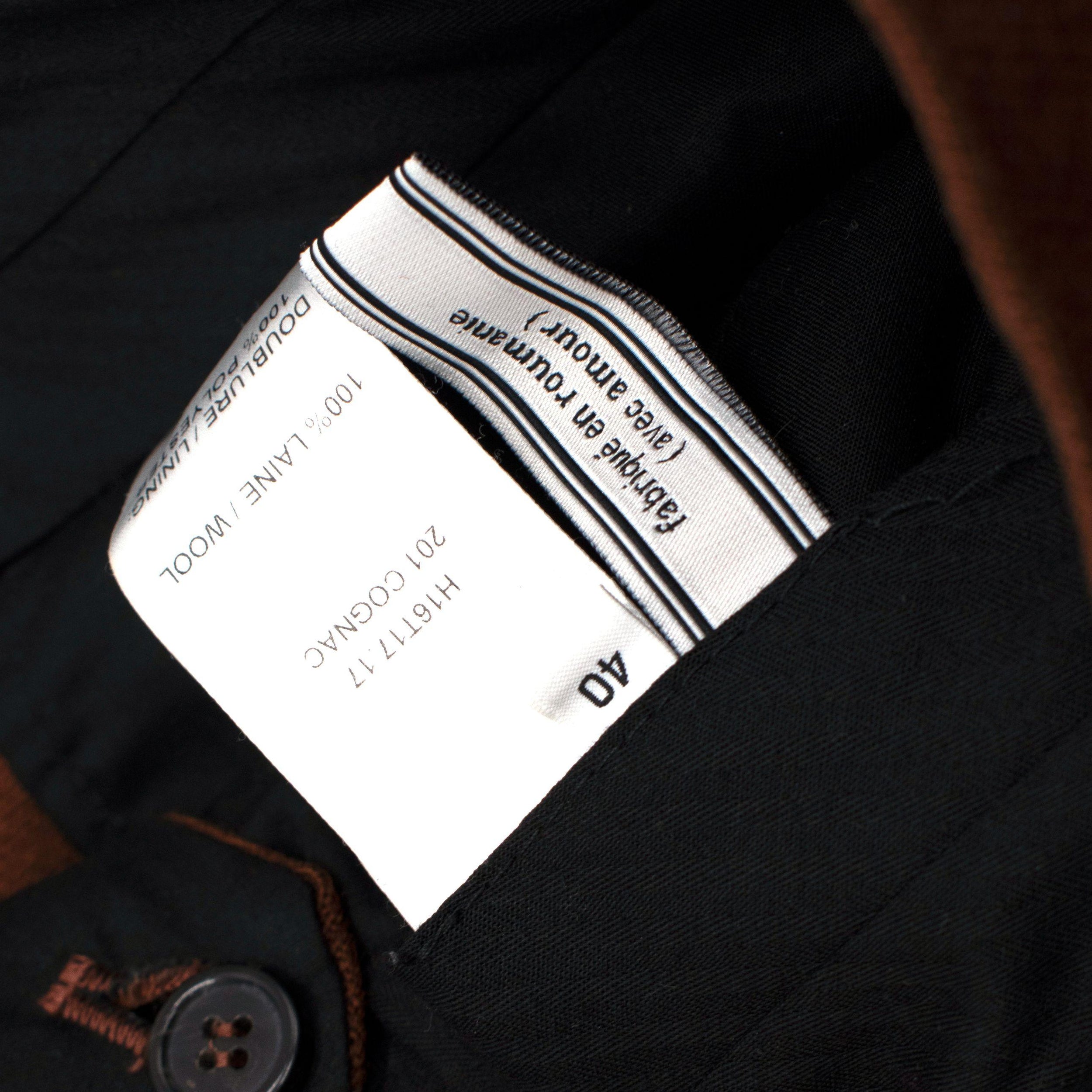 Ami Brown Wool Trousers