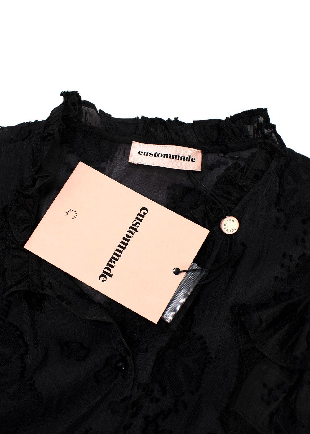 Custommade Black Frill Kimsa Dress