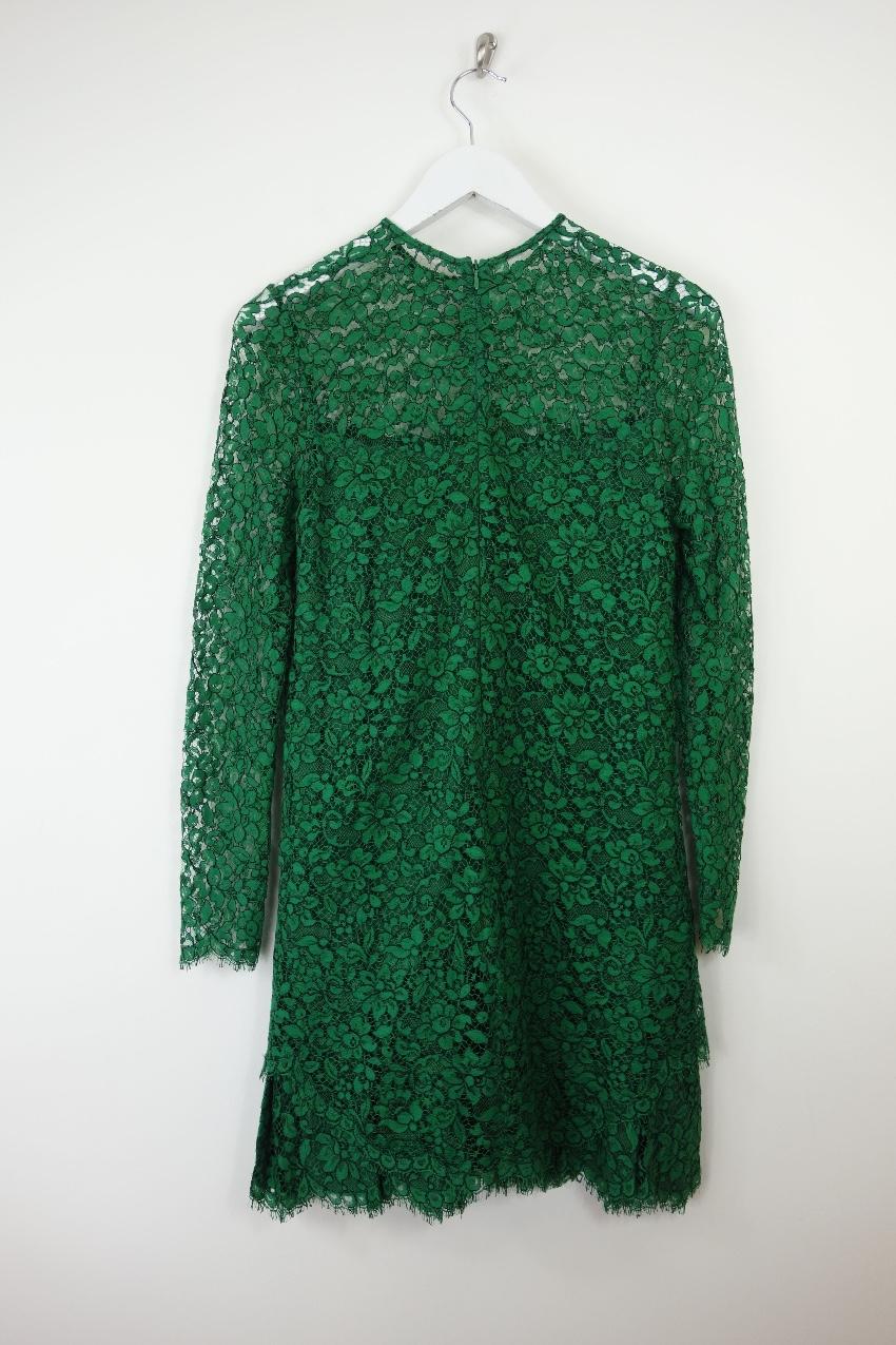 Ermanno Scervino Green Lace Shift Dress