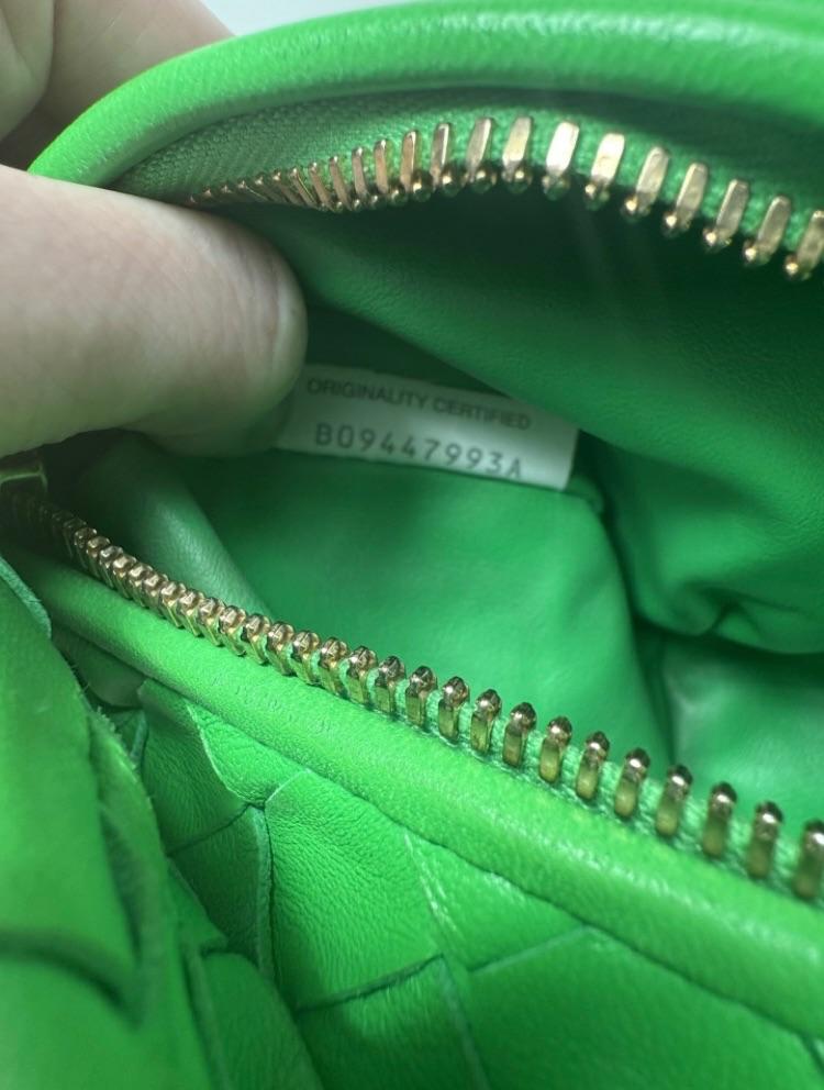 Matcha Leather Mini Jodie Bag