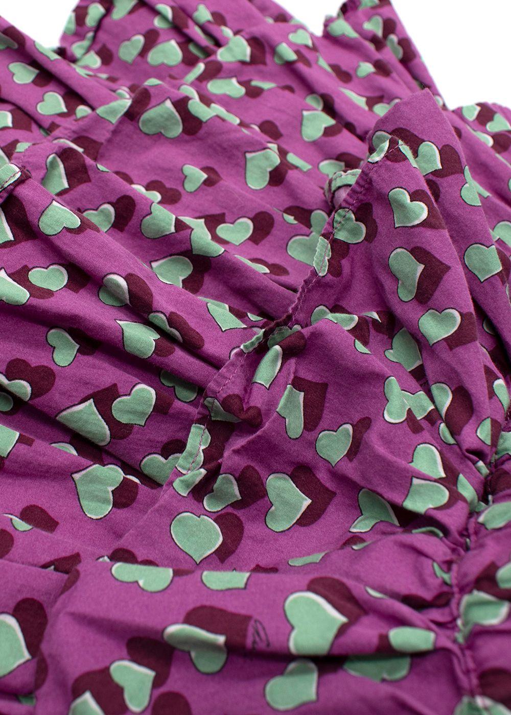 Gucci Kids Purple Ruffle Tiered Mini Skirt