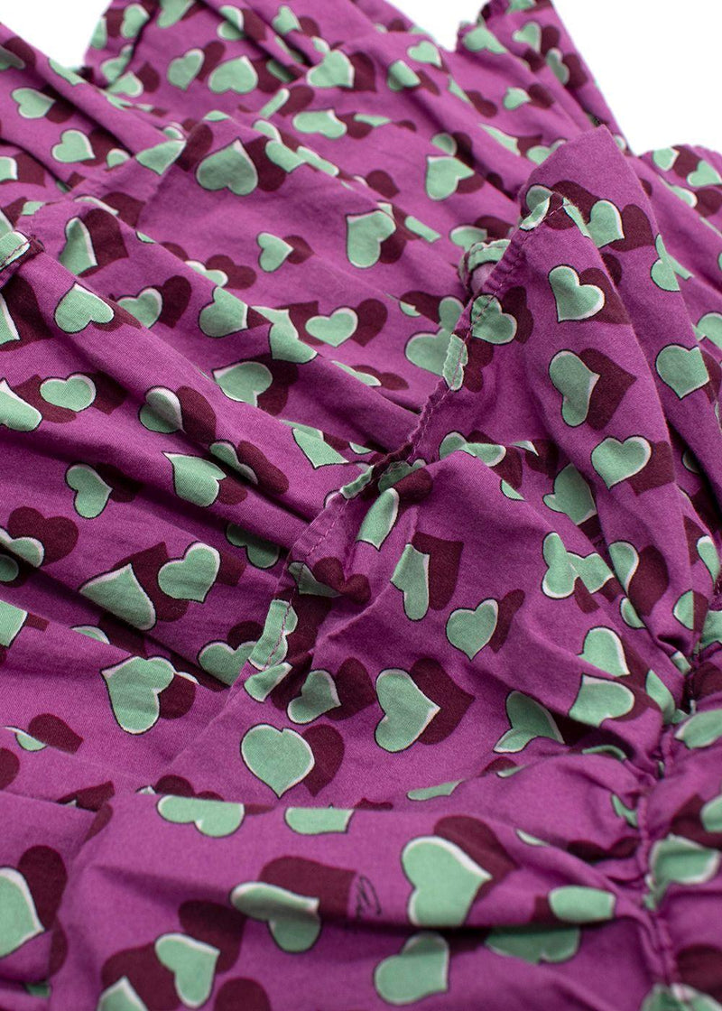 Gucci Kids Purple Ruffle Tiered Mini Skirt