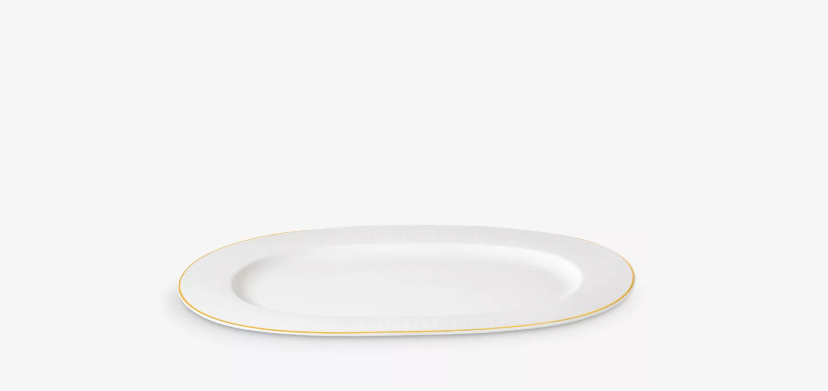 Villeroy & Boch Château Septfontaines Bone-Porcelain Oval Plate, 41.5cm