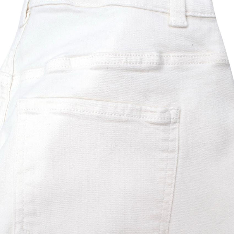 Erderm X Universal Standard White Patchwork Jeans