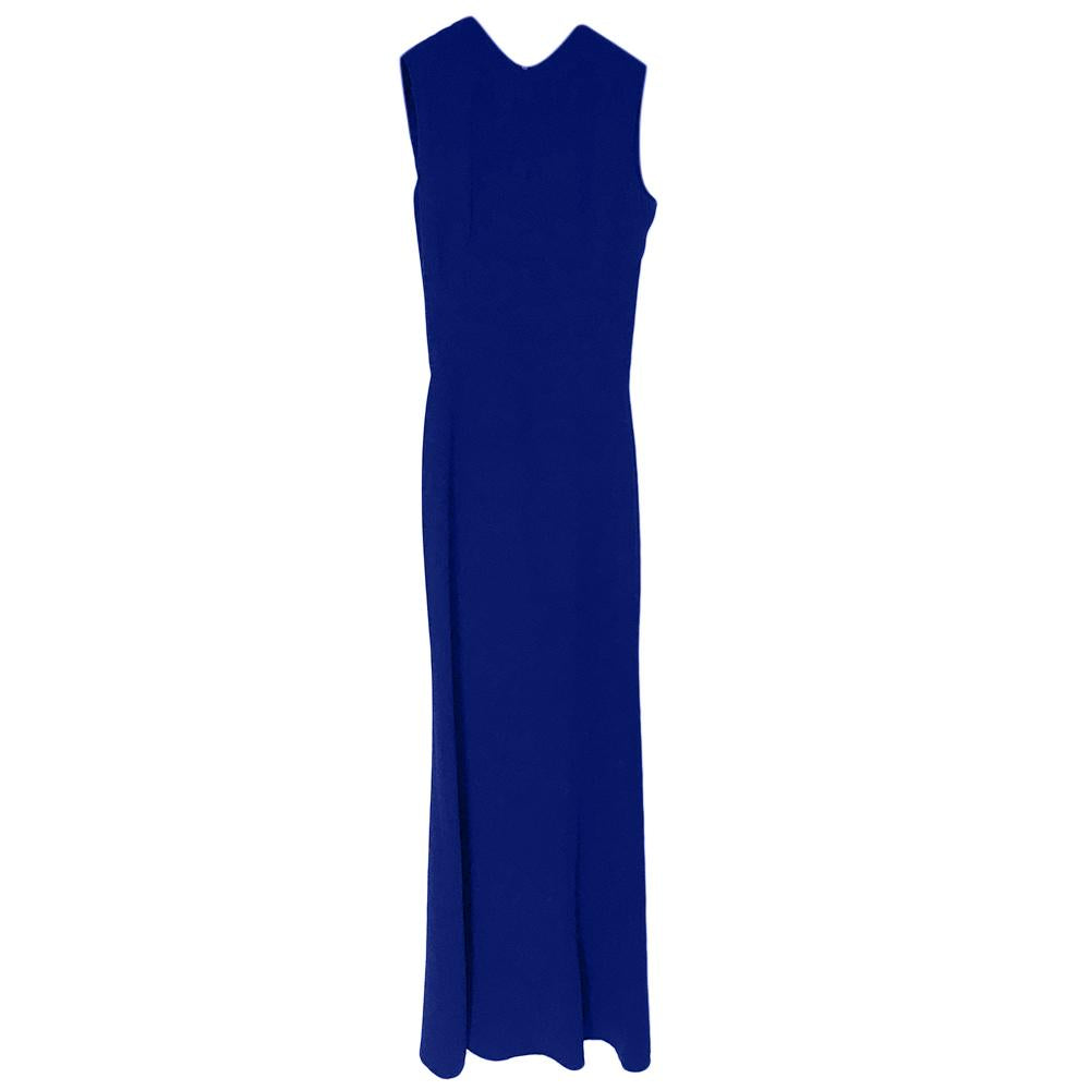 Victoria Beckham Blue Sleeveless Gown