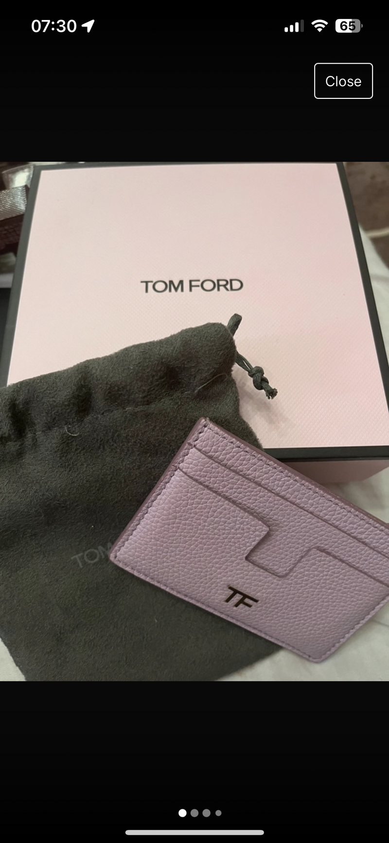 Tom Ford Lilac Card Holder