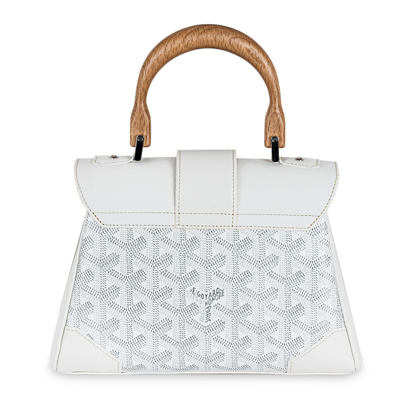Goyard White Mini Saigon Souple Bag