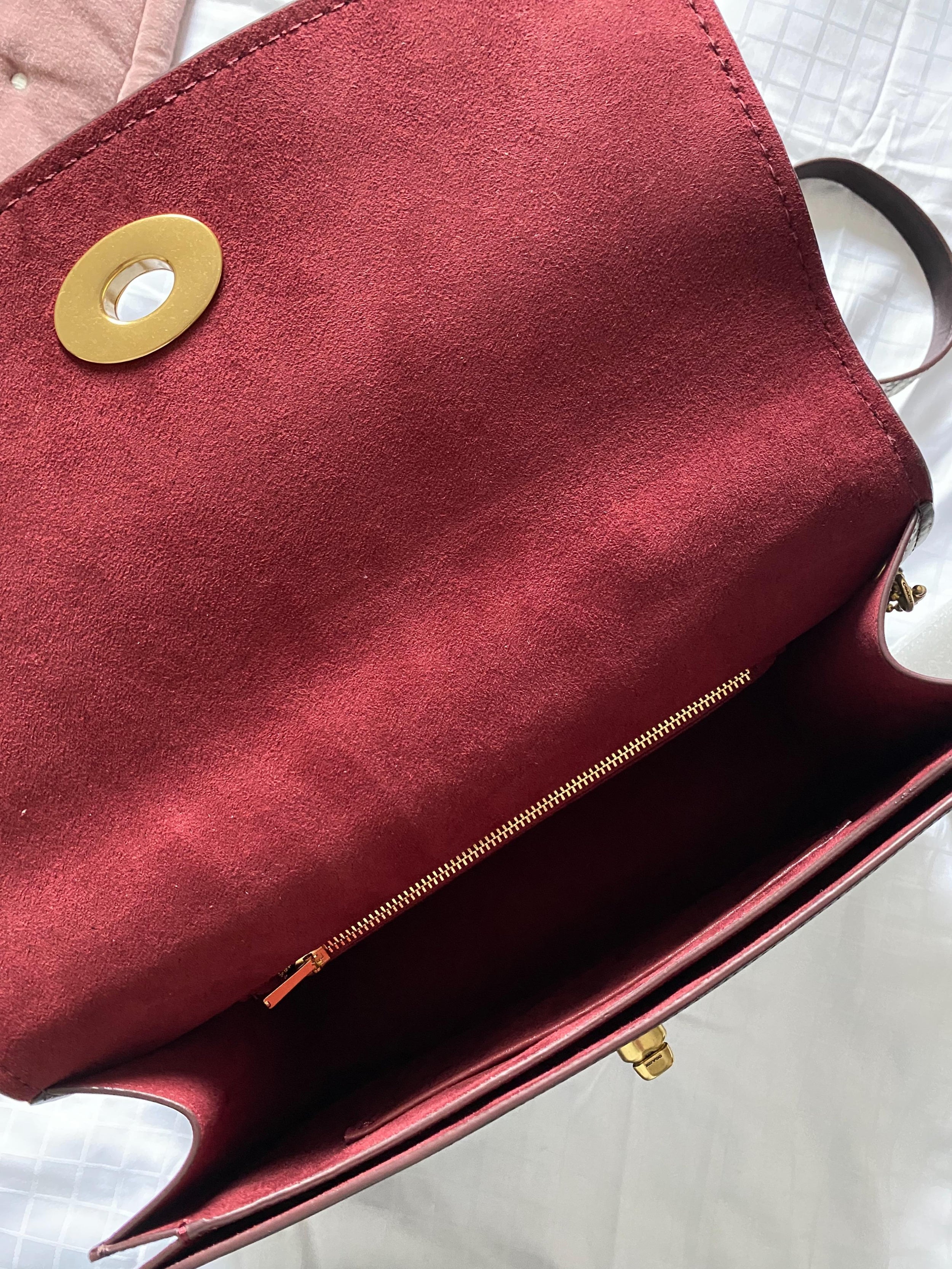 Black Parker Top Handle Bag