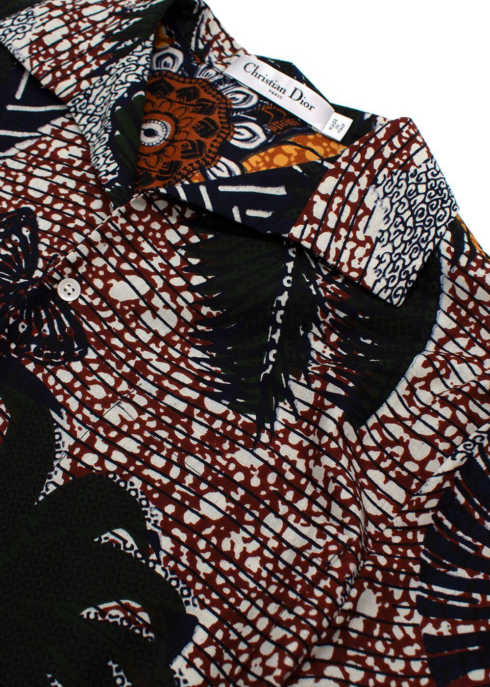 Dior Yellow Aztec Shirt