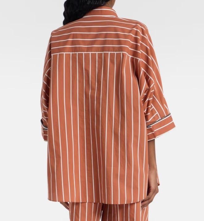 Brunello Cucinelli Striped Cotton Shirt