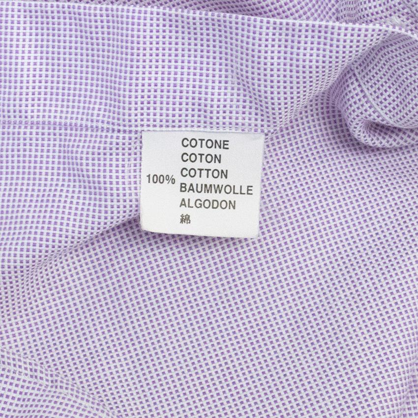 Cerruti 1881 Purple and White Print Shirt