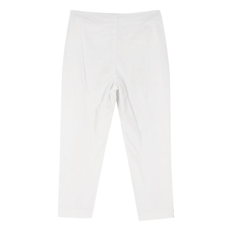 Escada Sport White Cropped Trousers