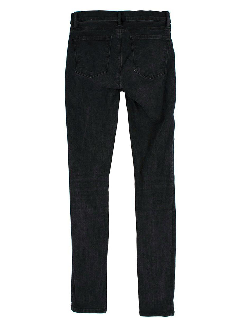 Black Washed Skinny Leg Jeans