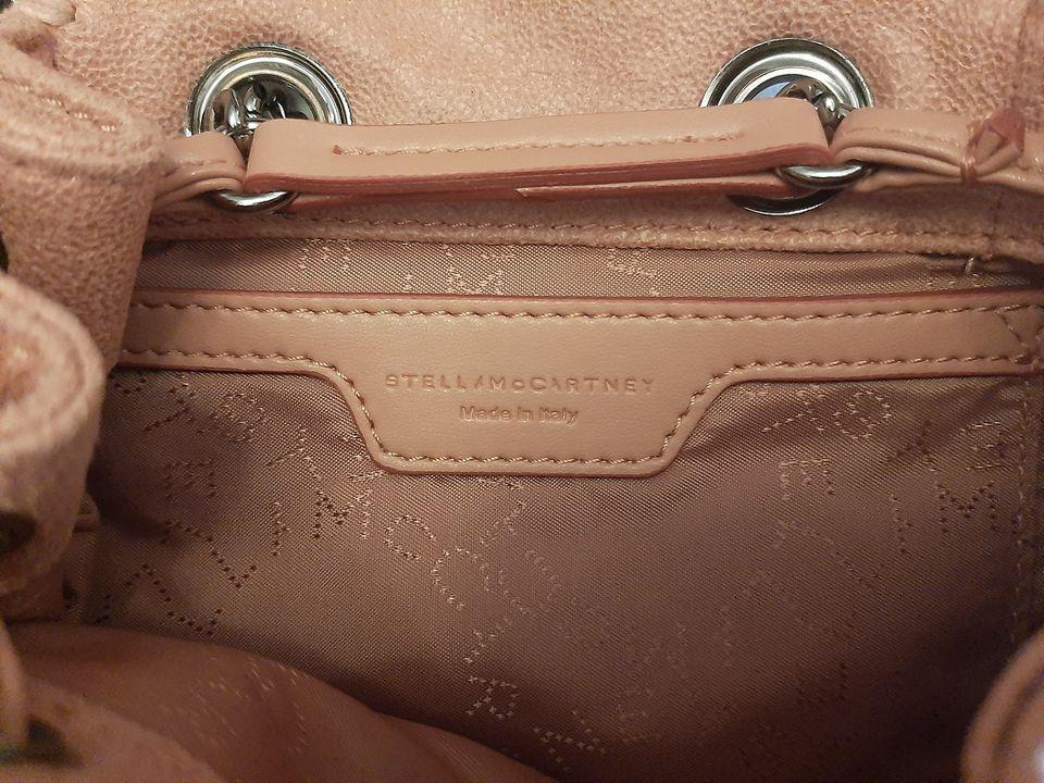 Stella McCartney Pink Faux Leather Falabella Backpack