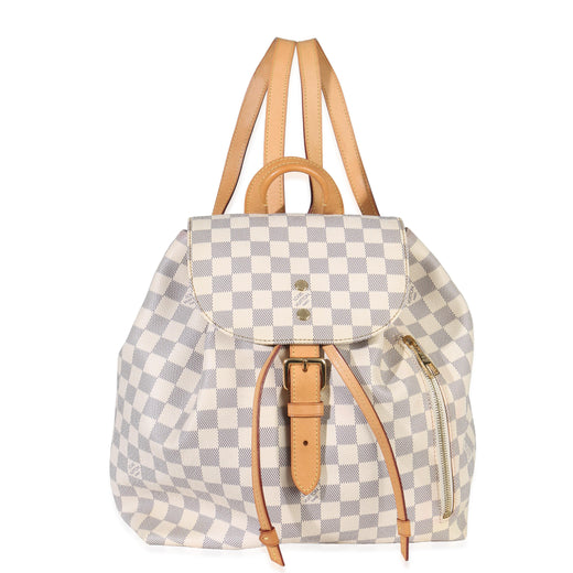 Louis Vuitton Backpack Damier Azur Canvas Sperone MM
