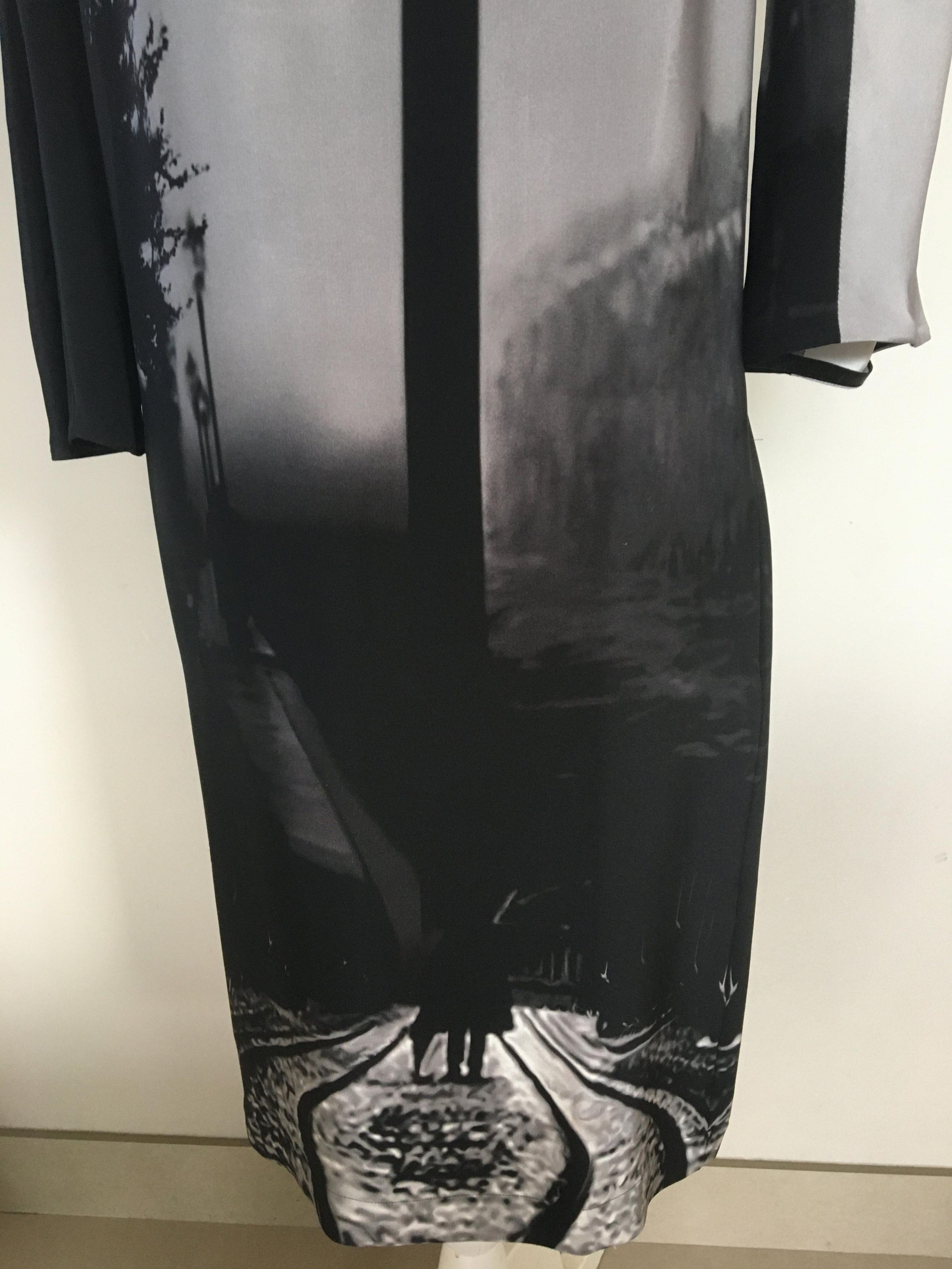 Mary Katrantzou Silk Abstract Print Dress