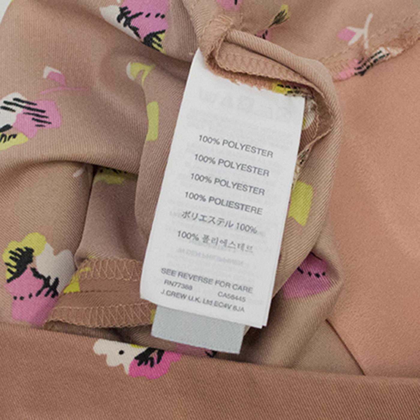 J Crew Floral Pattern Polyester Trousers