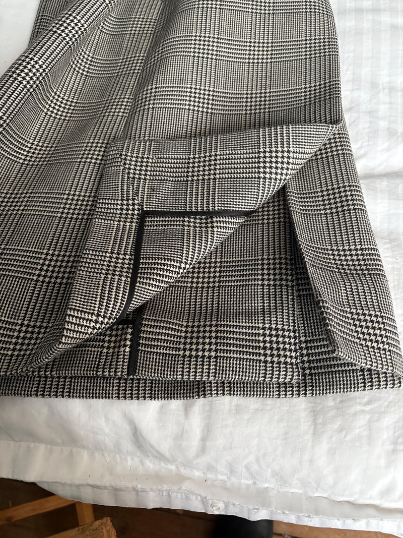 Ralph Lauren Collection Syeda houndstooth wool coat.