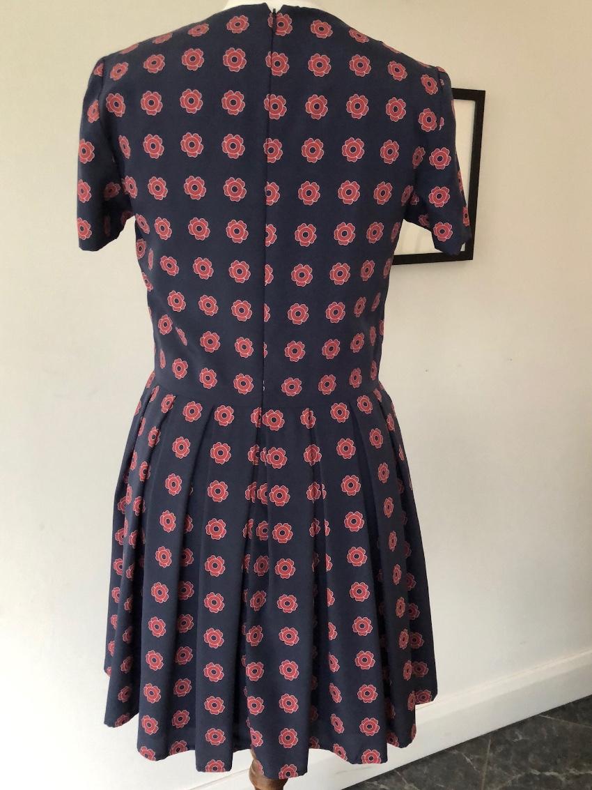 Open ceremony rose print mini dress