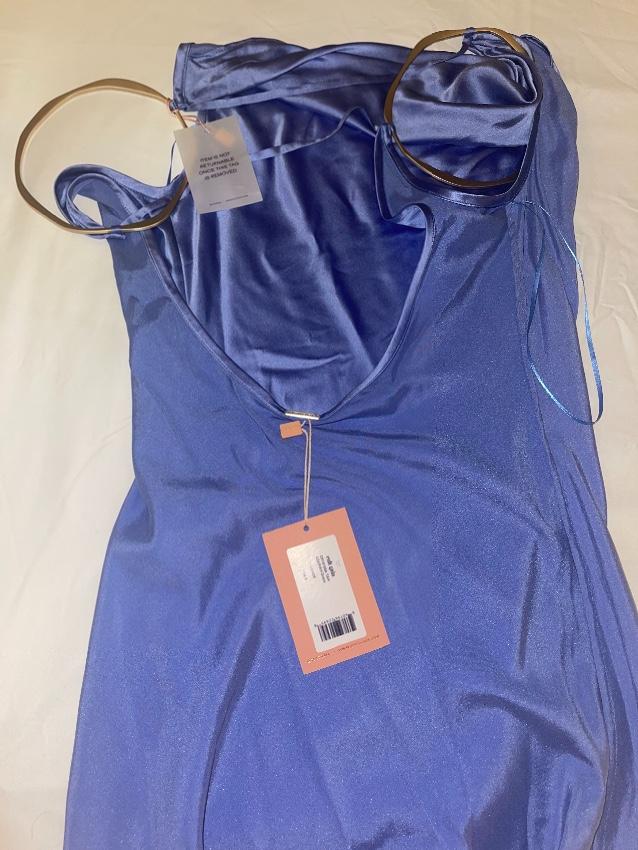 Cult Gaia Tahoe Blue Azariah Mini Dress