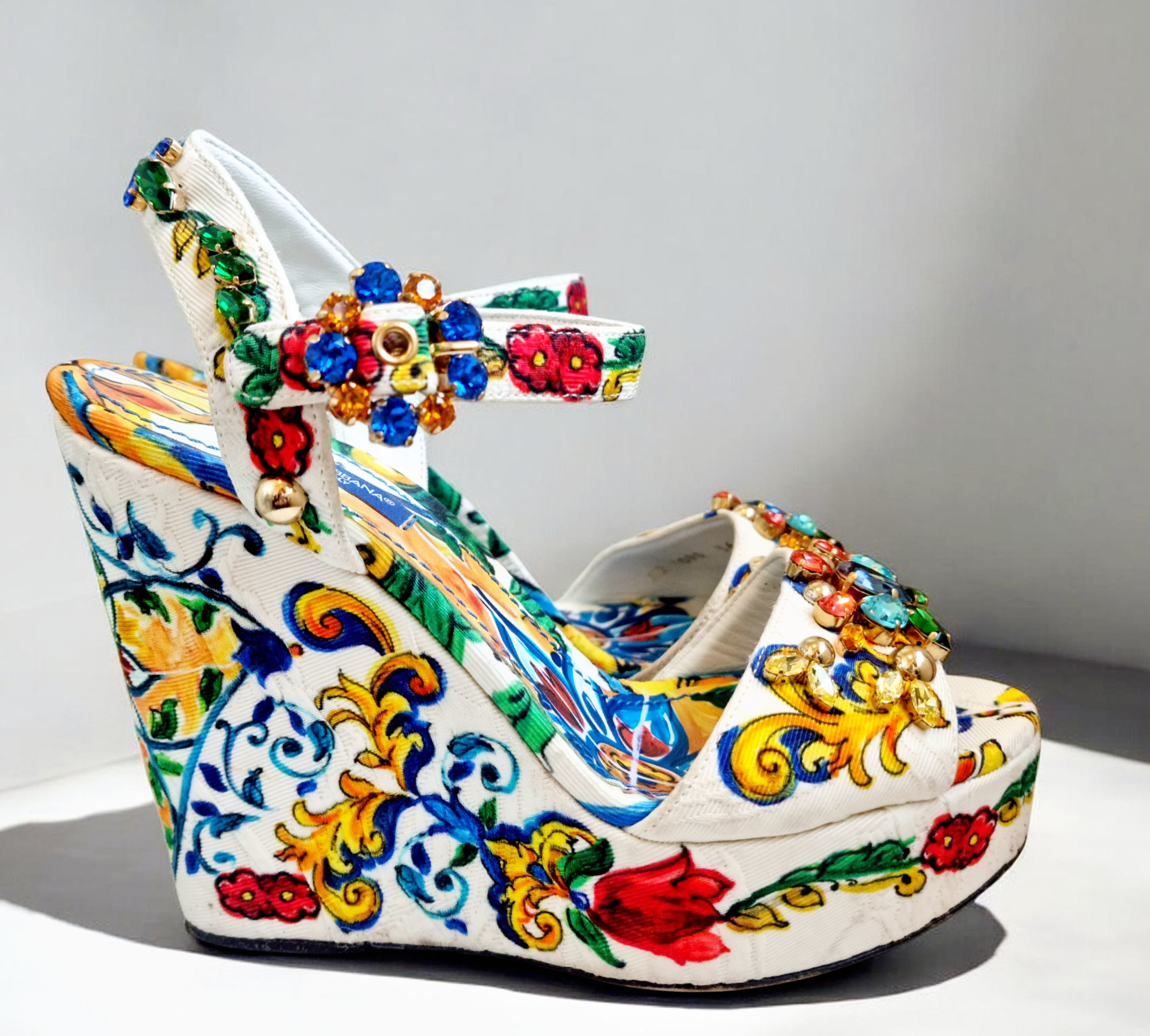 Dolce & Gabbana Majolica Wedges