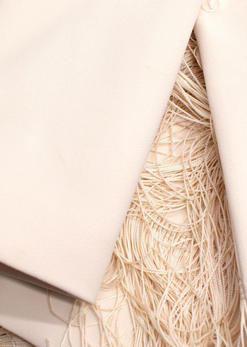 Elisabetta Franchi Beige Abito Donna Blazer Dress