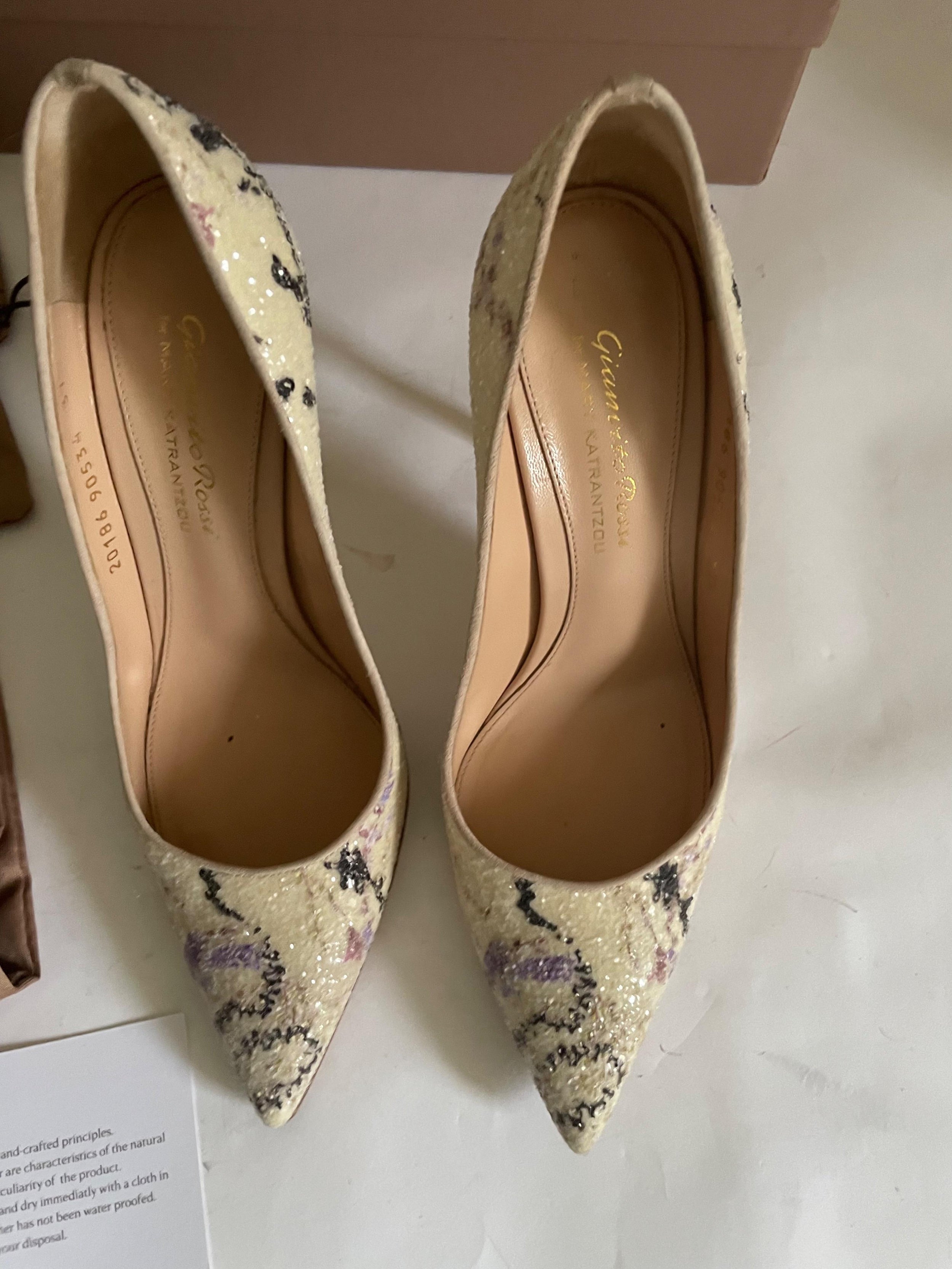 for Mary Katrantzou Floral Pumps
