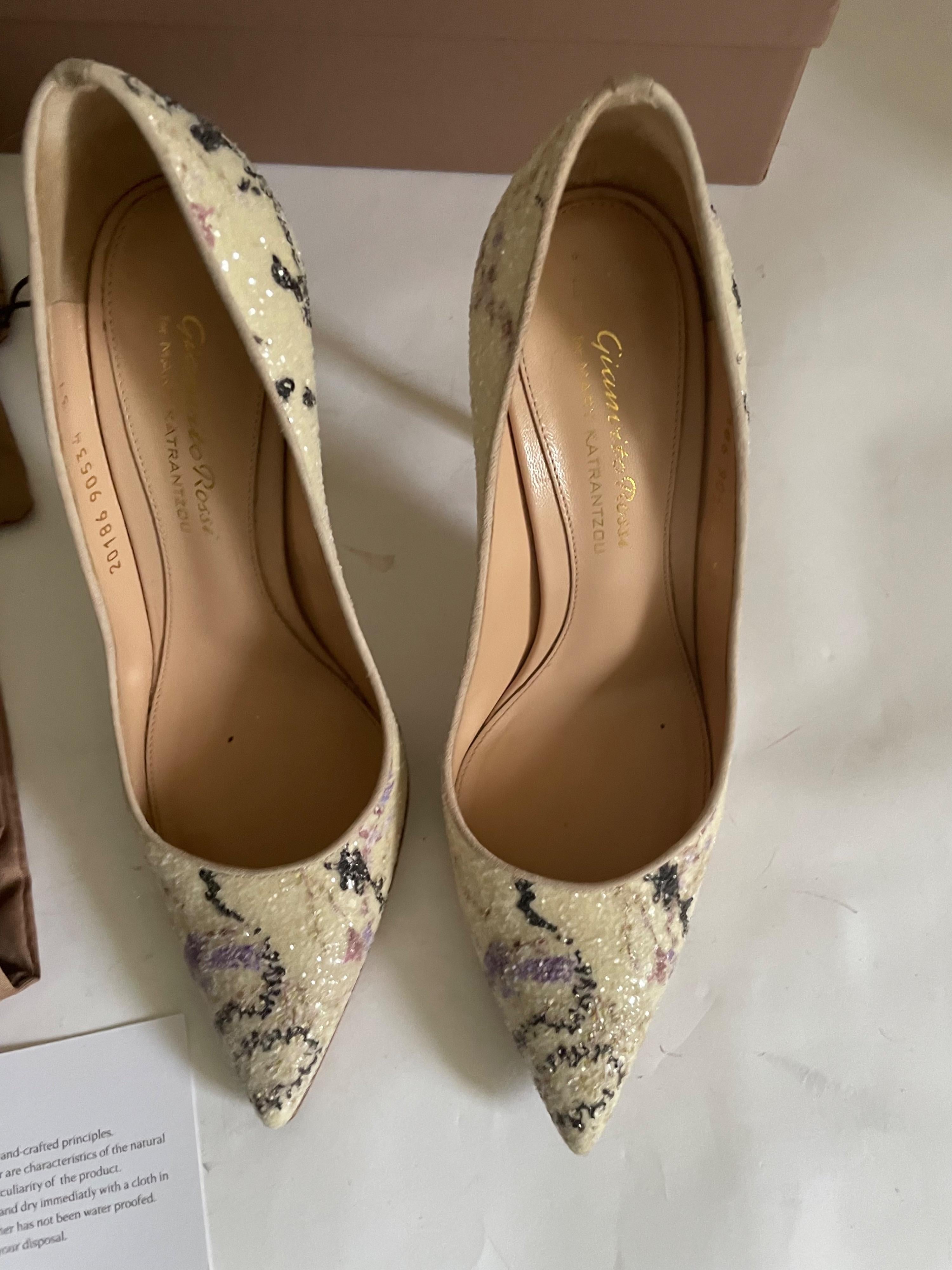 for Mary Katrantzou Floral Pumps