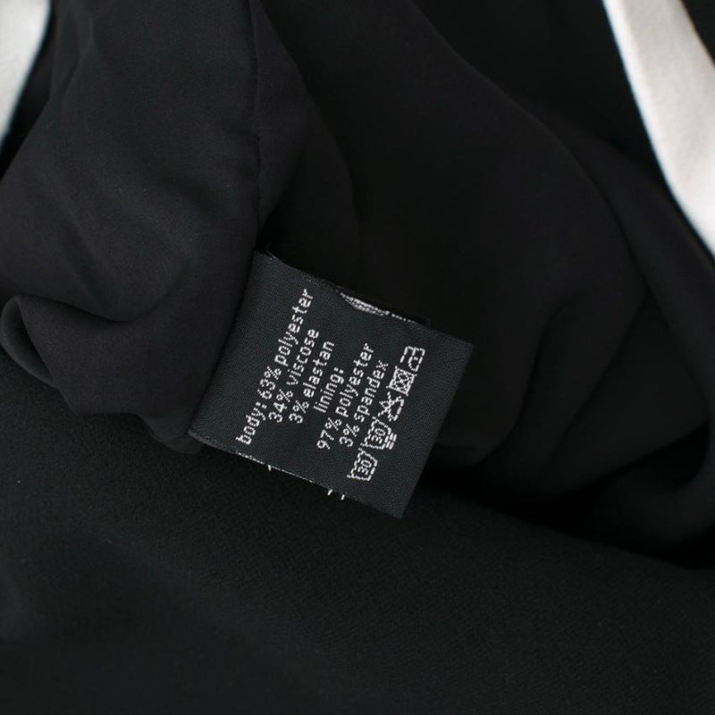 Raoul Black Knee Length Trapeze Skirt