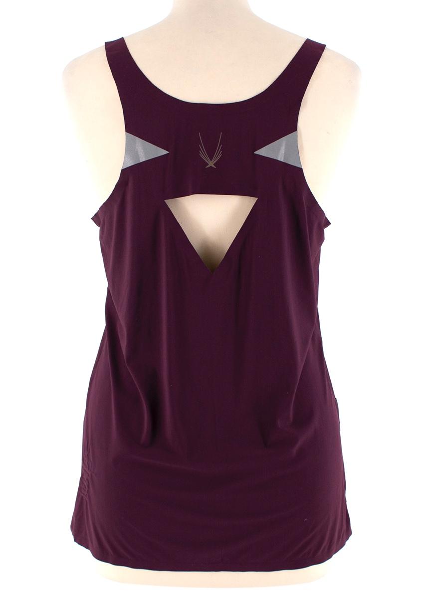 Lucas Hugh Burgundy Crossback Tank
