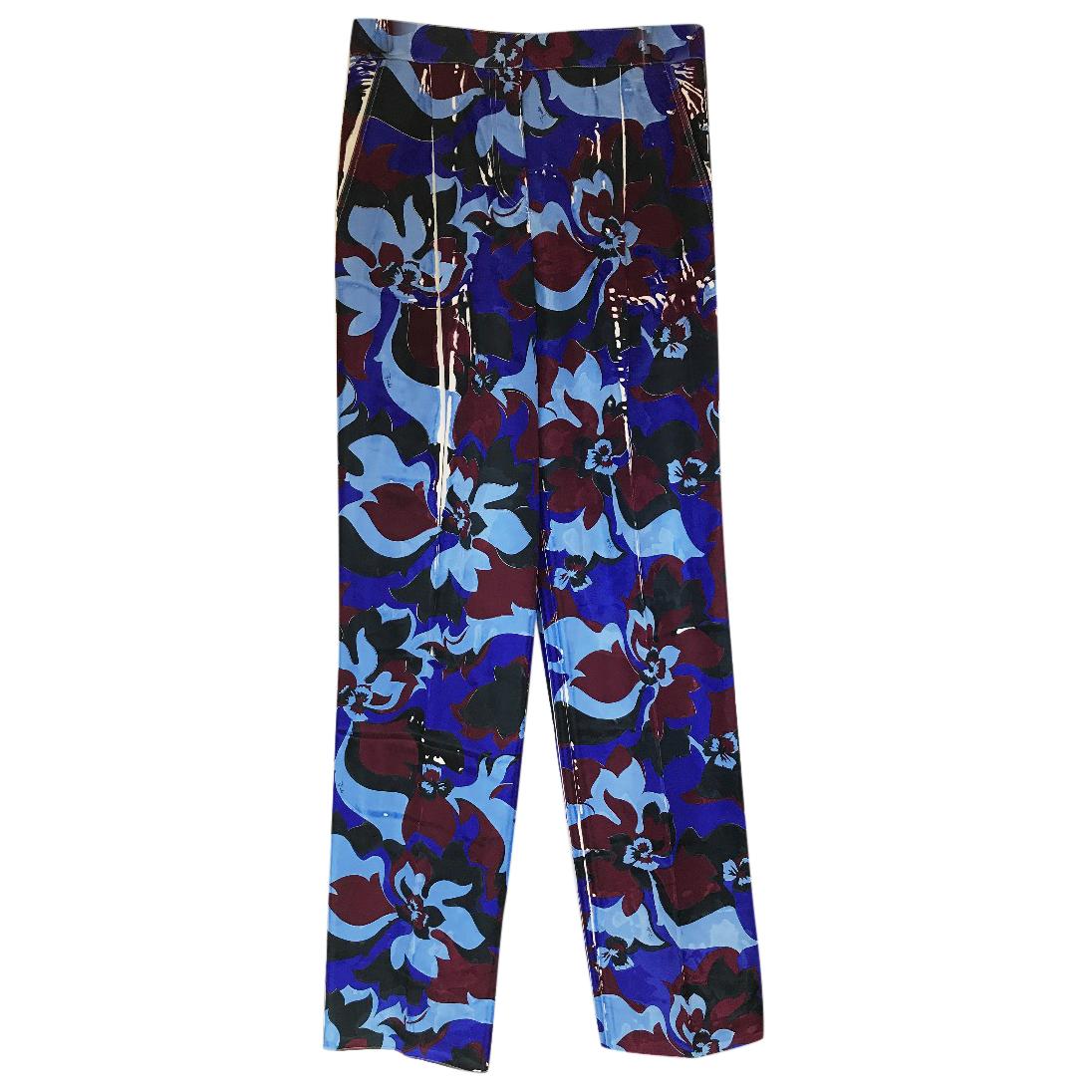 Emilio Pucci Silk Printed Trousers