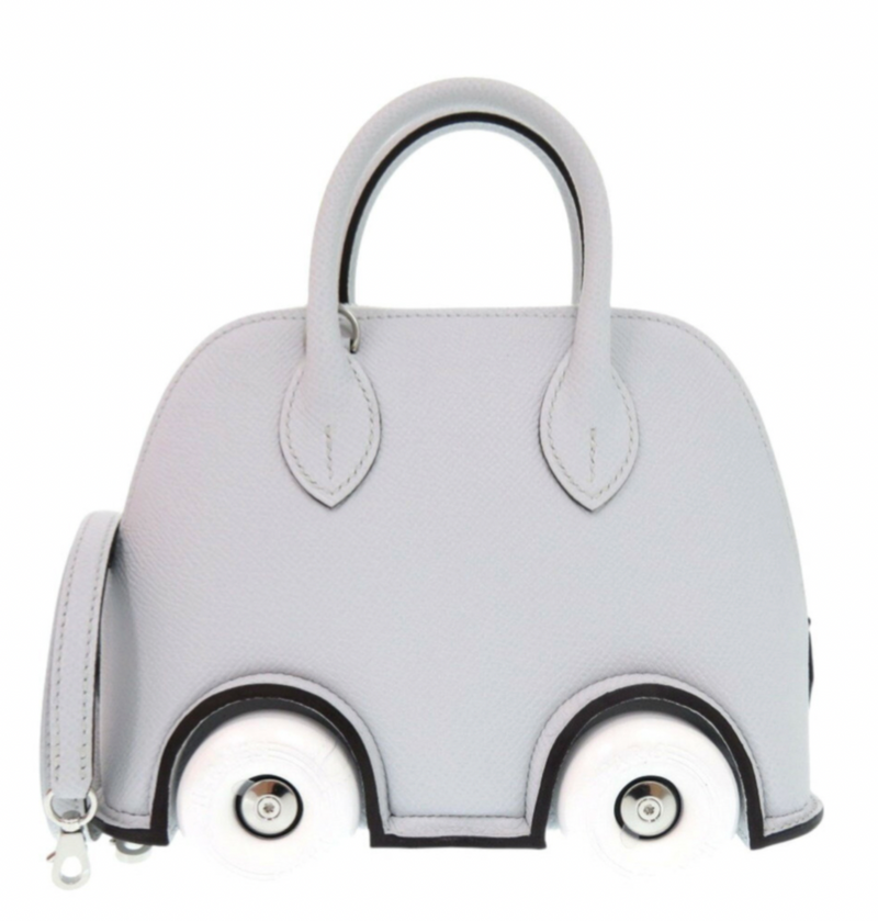 Hermès Bolide On The Wheels Grey Epsom Leather