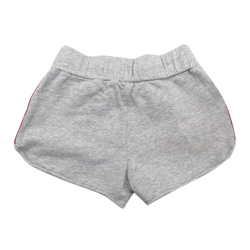 Stella McCartney Grey Cotton Rainbow Details T-shirt & Shorts Set