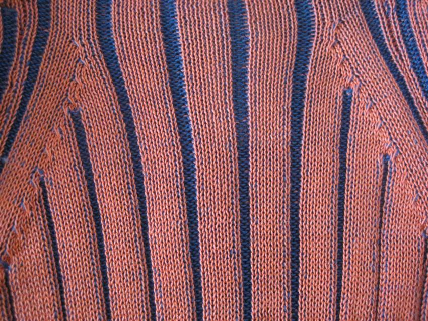 Peter Pilotto orange and blue knit dress