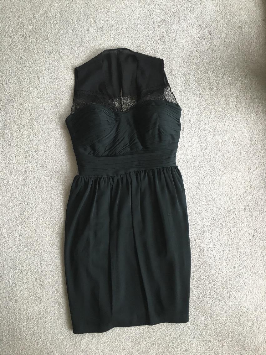 Robert Rodriguez Black Silk Dress