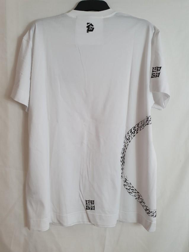 Givenchy White Chain Print T-Shirt