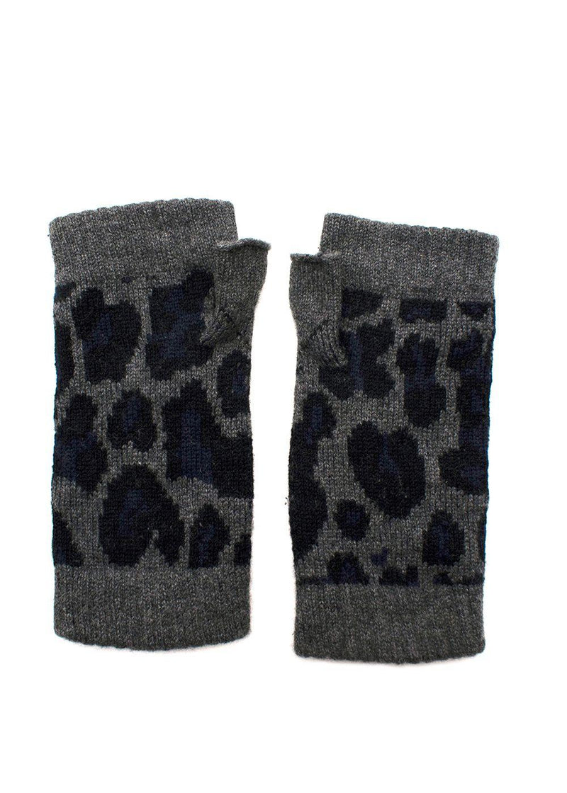 Bespoke Leopard Print Mittens
