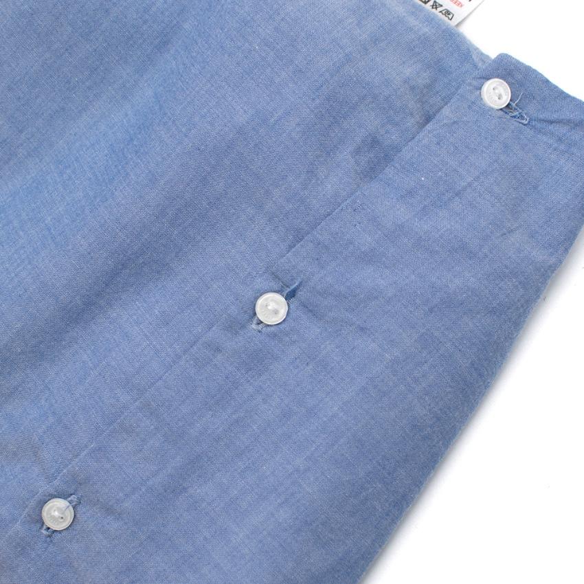 Mademoiselle Jacadi Blue Girls Cotton Dress