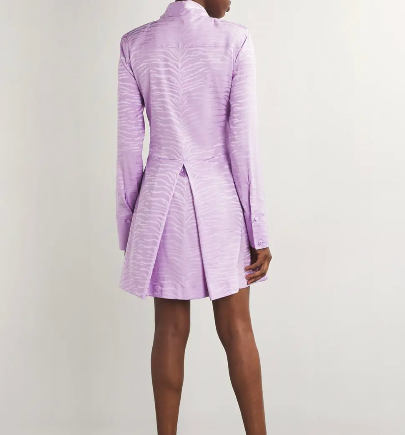 Stella McCartney Silk Tiger Print Mini Dress