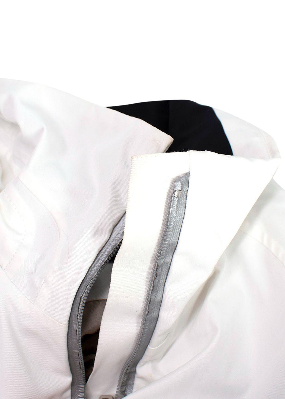 Bogner White Embroidered Ski Jacket