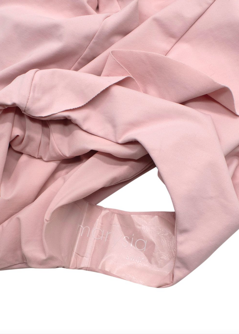 Marysia Pink Ruffle Swimsuit