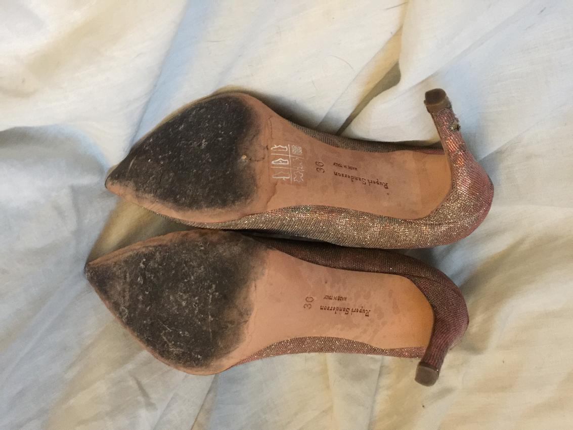 Rupert Sanderson Malory Iridiscant Shimmer Heel