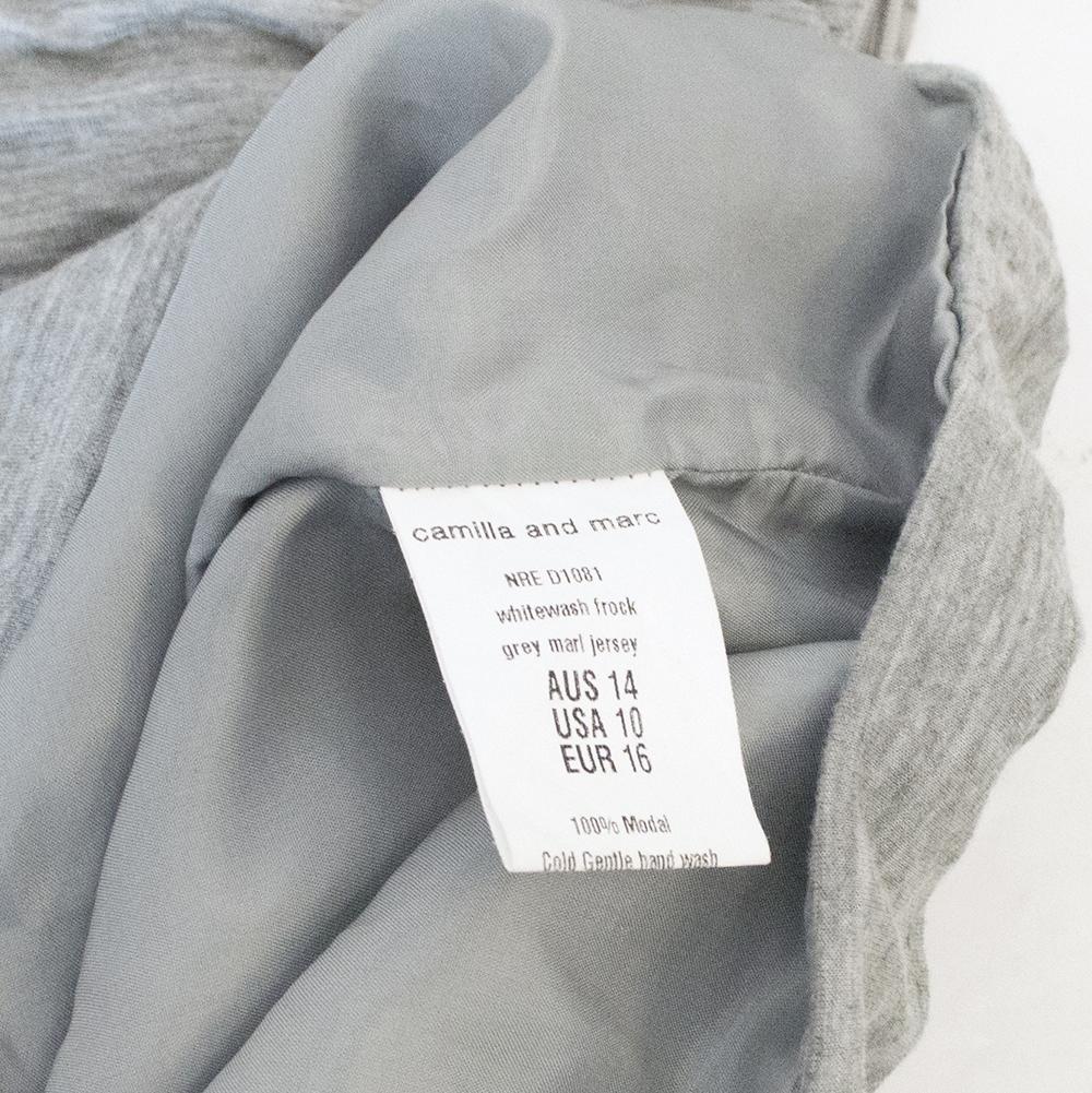 Camila and Marc Grey Strapless dress