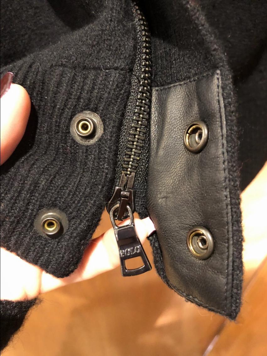 Polo Ralph Lauren Zip Front Wool Jacket