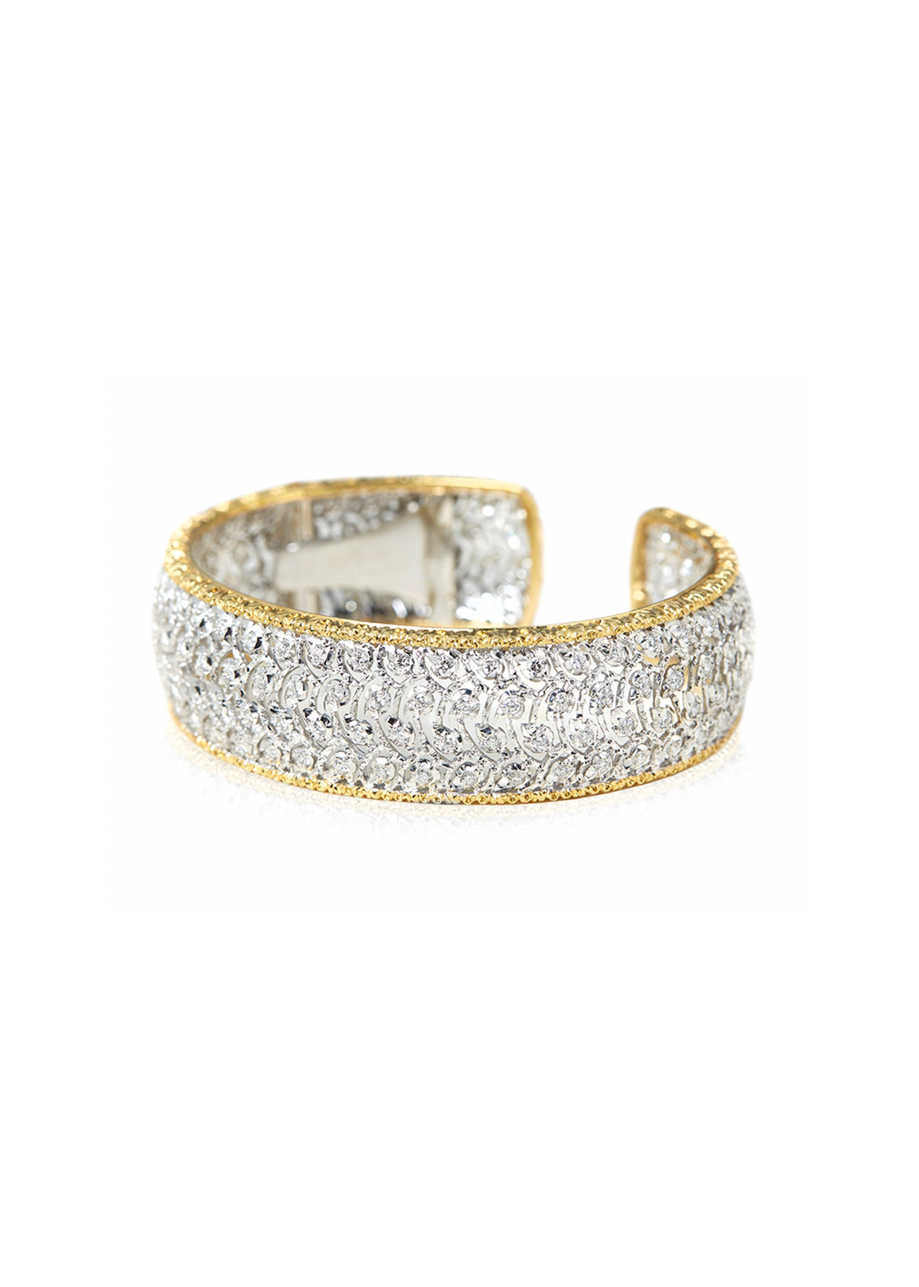18kt Gold Diamond Cuff Bracelet
